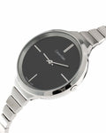  Shop Authentic Calvin Klein Lively Black Dial Silver Steel Strap Watch for Women - K4U23121 - Luxxuri