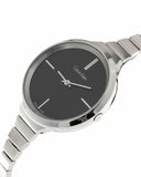  Shop Authentic Calvin Klein Lively Black Dial Silver Steel Strap Watch for Women - K4U23121 - Luxxuri