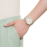  Shop Authentic Fossil Cecile White Dial Two Tone Steel Strap Watch for Women - AM4543 - Luxxuri
