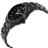  Shop Authentic Michael Kors Mini Slim Runway Black Dial Black Steel Strap Watch for Women - MK3587 - Luxxuri