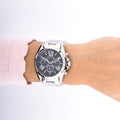 Michael Kors Bradshaw Black Dial Silver Steel Strap Watch for Men - MK5705