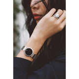  Shop Authentic Movado Esperanza 28mm Black Dial Silver Steel Strap Watch For Women - 0607051 - Luxxuri