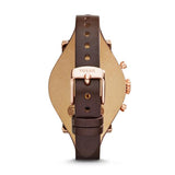  Shop Authentic Fossil Boyfriend White Dial Brown Leather Strap Watch for Women - ES3616 - Luxxuri