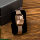  Shop Authentic Emporio Armani Joy Quartz Rose Gold Dial Rose Gold Mesh Bracelet Watch For Women - AR11347 - Luxxuri