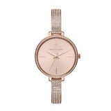  Shop Authentic Michael Kors Jaryn Quartz Rose Gold Dial Rose Gold Steel Strap Watch For Women - MK3785 - Luxxuri