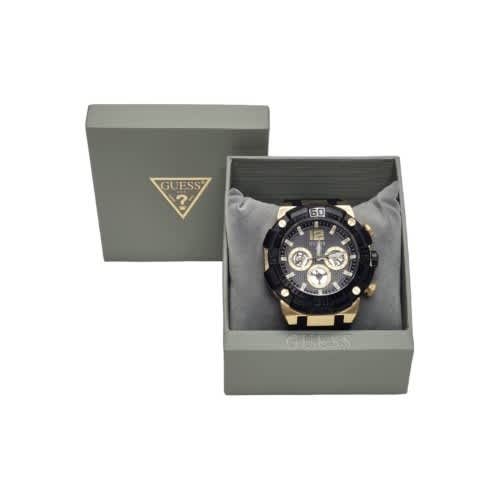  Shop Authentic Guess Navigator Chronograph Black Dial Black Rubber Strap Watch for Men - GW0264G3 - Luxxuri