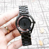  Shop Authentic Marc Jacobs Tether Transparent Black Dial Black Steel Strap Watch for Women - MBM3415 - Luxxuri