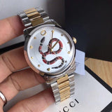  Shop Authentic Gucci G Timeless Quartz Silver Dial Silver Steel Strap Watch For Women - YA1264075 - Luxxuri
