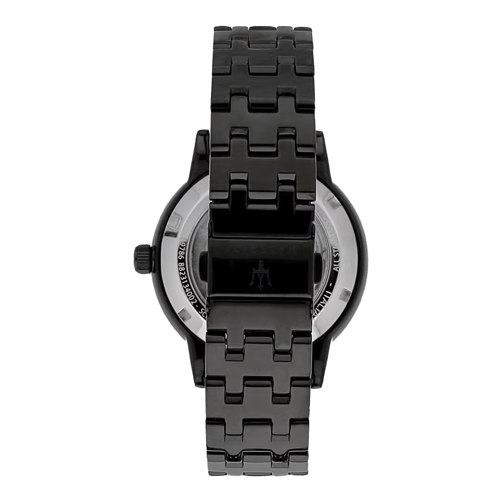  Shop Authentic Maserati Granturismo Sport GT Skeleton Black Dial Black Steel Strap Watch For Men - R8823134003 - Luxxuri