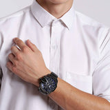  Shop Authentic Diesel Mega Chief Chronograph Blue Dial Black Steel Strap Watch For Men - DZ4329 - Luxxuri