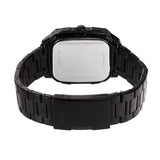  Shop Authentic Fossil Inscription Automatic Skeleton Black Dial Black Steel Strap Watch for Men - BQ2574 - Luxxuri