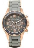  Shop Authentic Marc Jacobs Rock Chronograph Grey Dial Grey Silicone Strap Watch for Women - MBM2550 - Luxxuri