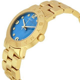  Shop Authentic Marc Jacobs Amy Blue Dial Gold Steel Strap Watch for Women - MBM3303 - Luxxuri