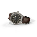  Shop Authentic IWC Pilot's Watch Mark XVIII 40mm Black Dial Brown Leather Strap Watch for Men - IW327006 - Luxxuri