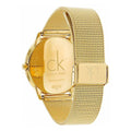  Shop Authentic Calvin Klein Minimal White Dial Gold Mesh Bracelet Watch for Men - K3M21526 - Luxxuri