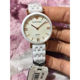  Shop Authentic Emporio Armani Ceramica Mother of Pearl Dial White Ceramic Strap Watch For Women - AR1486 - Luxxuri
