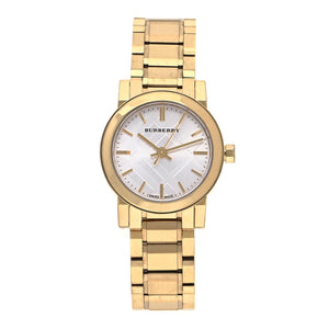 Shop Authentic Burberry Heritage White Dial Gold Steel Strap Watch for Women - BU9203 - Luxxuri