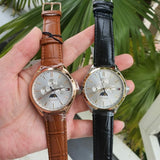  Shop Authentic Tommy Hilfiger Oliver Chronograph White Dial Brown Leather Strap Watch for Men - 1791306 - Luxxuri