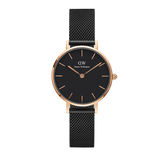  Shop Authentic Daniel Wellington Petite Ashfield Black Dial Black Mesh Strap Watch for Women - DW00100307 - Luxxuri
