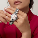  Shop Authentic Cartier Ballon Bleu De Cartier Pink Dial Silver Steel Strap Watch for Women - W6920041 - Luxxuri