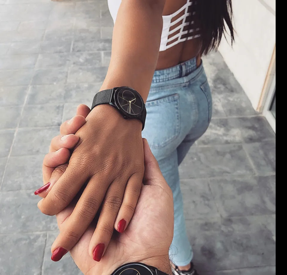  Shop Authentic Calvin Klein Minimal Black Dial Black Mesh Bracelet Watch for Men - K3M214X1 - Luxxuri