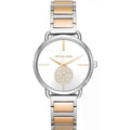  Shop Authentic Michael Kors Silver Dial Two Tone Steel Strap Watch for Women - MK3679 - Luxxuri