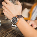  Shop Authentic Calvin Klein City Chronograph Grey Dial Brown Leather Strap Watch for Men - K2G276G3 - Luxxuri