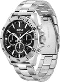  Shop Authentic Hugo Boss Troper Chronograph Blue Dial Silver Steel Strap Watch For Men - 1514057 - Luxxuri