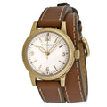  Shop Authentic Burberry Utilitarian White Dial Brown Leather Strap Watch for Women - BU7850 - Luxxuri
