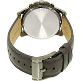  Shop Authentic Fossil Grant Chronograph Gunmetal Grey Dial Grey Leather Strap Watch for Men - FS5183 - Luxxuri