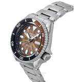  Shop Authentic Seiko 5 Sports Sonar Special Edition Brown Dial Silver Steel Strap Watch For Men - SRPJ47K1 - Luxxuri