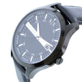  Shop Authentic Armani Exchange Hampton Quartz Blue Dial Black Leather Strap Watch for Men - AX2411 - Luxxuri