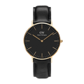  Shop Authentic Daniel Wellington Classic Reading Black Dial Black Leather Strap Watch For Men - DW00100129 - Luxxuri