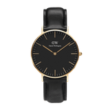  Shop Authentic Daniel Wellington Classic Reading Black Dial Black Leather Strap Watch For Men - DW00100129 - Luxxuri