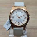  Shop Authentic Marc Jacobs Baby Dave White Dial White Leather Strap Watch for Women - MBM1260 - Luxxuri