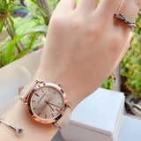  Shop Authentic Burberry The City Beige Dial Beige Leather Strap Watch for Women - BU9109 - Luxxuri