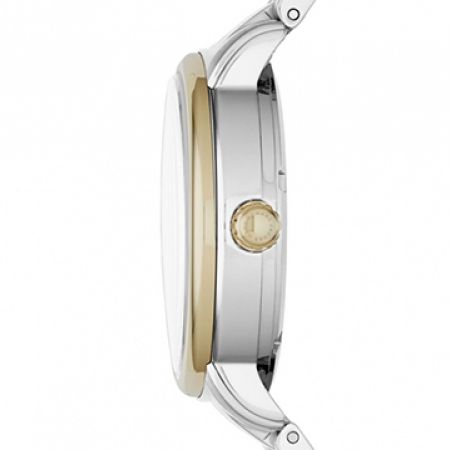 Marc Jacobs Fergus Silver Dial Two Tone Steel Strap Watch for Women - MBM8652