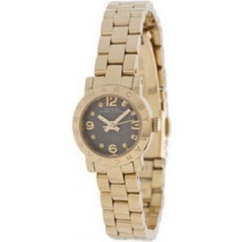  Shop Authentic Marc Jacobs Amy Mother of Pearl Black Dial Gold Steel Strap Watch for Women - MBM3275 - Luxxuri