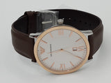  Shop Authentic Emporio Armani Giovanni Quartz White Dial Brown Leather Strap Watch For Men - AR11211 - Luxxuri