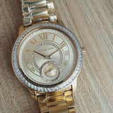  Shop Authentic Michael Kors Madelyn Quartz Gold Dial Gold Steel Strap Watch For Women - MK6287 - Luxxuri