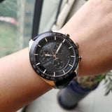  Shop Authentic Tissot PRS 516 Chronograph Black Dial Black Leather Strap Watch For Men - T100.417.36.051.00 - Luxxuri