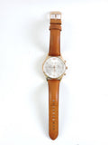  Shop Authentic Emporio Armani Quartz Silver Dial Brown Leather Strap Watch For Men - AR11043 - Luxxuri