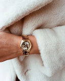  Shop Authentic Guess G-Twist Gold Dial Gold Steel Strap Watch for Women - W1082L2 - Luxxuri