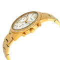  Shop Authentic Guess Solar Chronograph Diamonds White Dial Gold Steel Strap Watch for Women - W1069L2 - Luxxuri