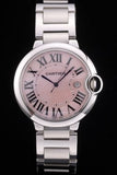 Shop Authentic Cartier Ballon Bleu De Cartier Pink Dial Silver Steel Strap Watch for Women - W6920041 - Luxxuri