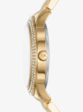  Shop Authentic Michael Kors Tibby Pave Gold Dial Gold Steel Strap Watch for Women - MK1057 - Luxxuri