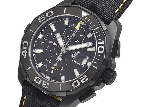  Shop Authentic Tag Heuer Aquaracer PVD Black Dial Watch for Men - CAY218A.FC6361 - Luxxuri