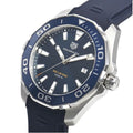  Shop Authentic Tag Heuer Aquaracer Quartz Blue Dial Blue Rubber Strap Watch for Men -  WAY101C.FC6153 - Luxxuri
