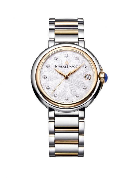  Shop Authentic Maurice Lacroix Fiaba Mother of Pearl Dial Two Tone Steel Strap Watch for Women - FA1007-PVP13-170-1 - Luxxuri