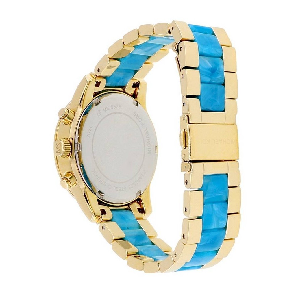  Shop Authentic Michael Kors Ritz Gold Dial Two Tone Steel Strap Watch for Women - MK6328 - Luxxuri